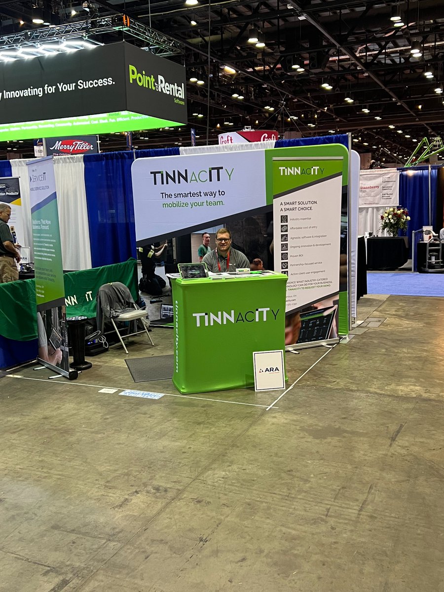 tinnacity_wit's tweet photo. Ready for Day 2 at @ARARentalShow 2023 in Orlando, FL. Do you service, ship, or track your rental equipment? Stop by Booth# 1861 to see how we can streamline your rental business and cut your costs.
#tinnacity #morethananapp #fieldservicesoftware https://t.co/w47ryU3567