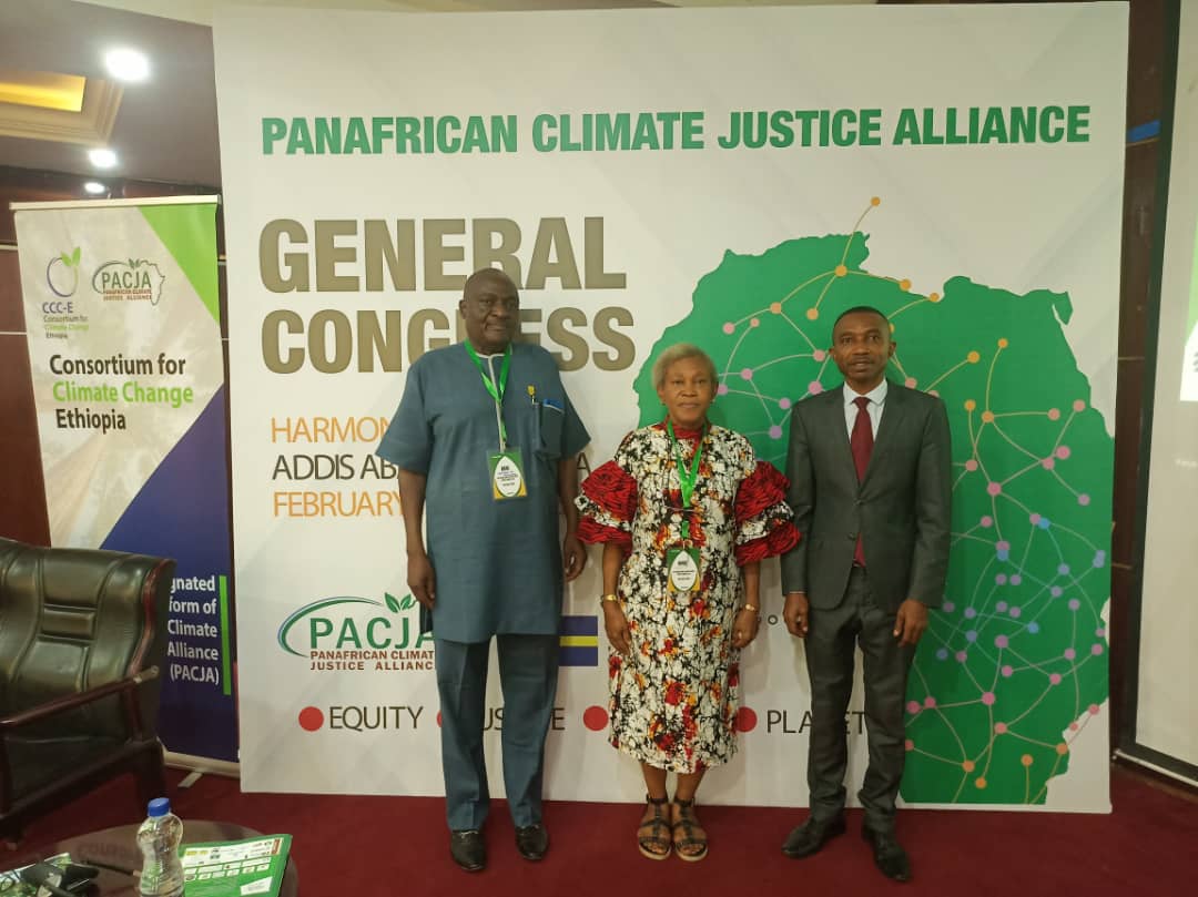 Edi_Ndunobong's tweet photo. Breaking news; at the ongoing @PACJA1 #GeneralCongress in Addis Ababa, Ethiopia, the Board Chair of @CSDevNet1, Prof. Choji has been appointed into the Committee on Ethics & Arbitration.
Congratulations Sir.
#WhatHasChanged #Vote4Climate
@atayibabs @SamOgallah @ncsfpas @FMEnvng https://t.co/IMEw6HzXS8