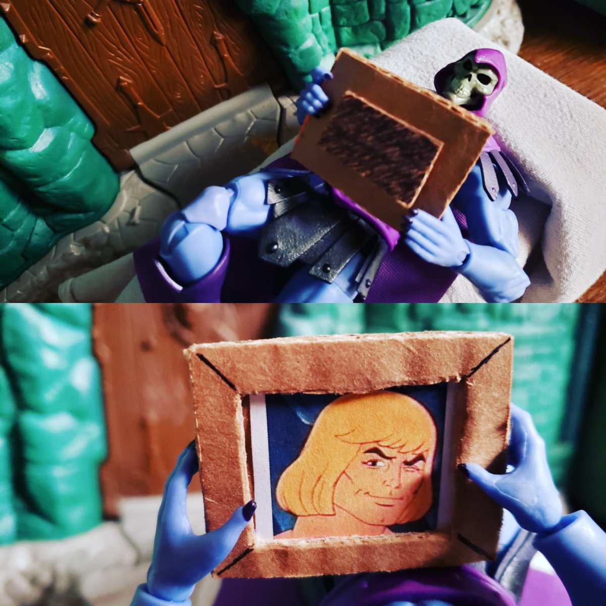 cracktasticpod's tweet photo. Happy Valentine's Day! @Mattel @MastersOfficial #skeletor #heman #valentinesday #valentines #meme #wolverinememe #masterverse #revelation #mastersoftheuniverse #crush #longing #motu #motuesday https://t.co/Ybrt1FXrFZ