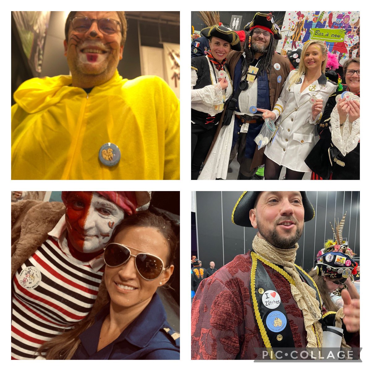 Ce samedi, au bal des CORSAIRES ⚔️:

Distribution de 5500 badges et autocollants: 
 
Des carnavaleux RAVIS 😁 et SENSIBILISÉS💕
Le message est passé …
✅Mission accomplie dans la joie et la bonne humeur 😃.
Prévention et dépistage: tous concernés 
Les Corsaires Dunkerquois merci
