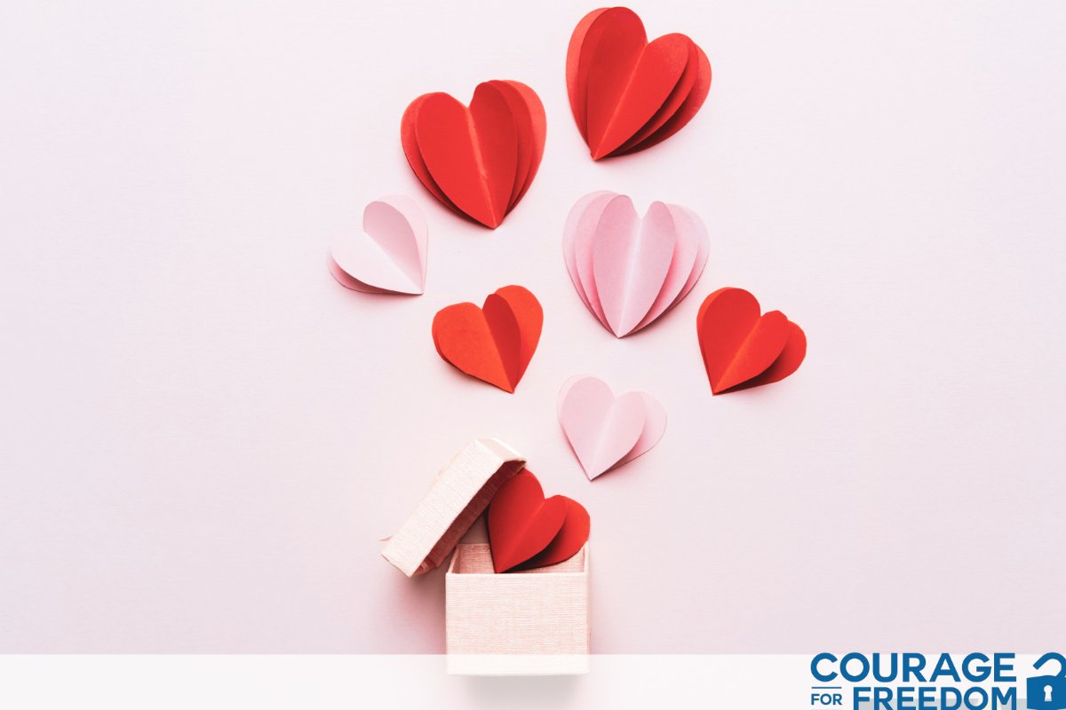 Love needs consent - mailchi.mp/bc88f6eb819d/l…
Today is Valentine's Day, a special holiday to celebrate love with the ones dearest to you!
At Courage for Freedom, we want to emphasize the most important ingredient when it comes to love and relationships: consent.