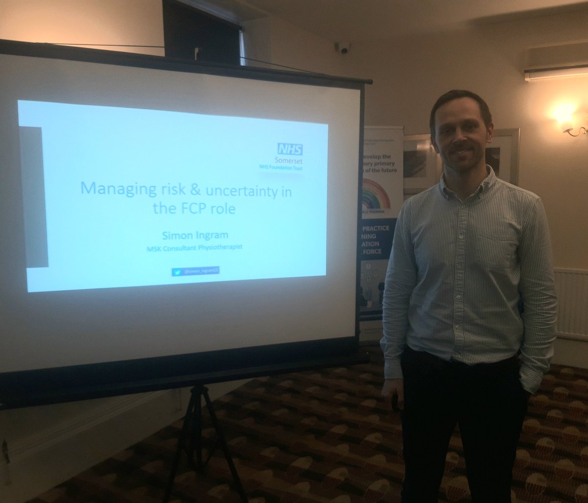 FJBlackman's tweet photo. Our afternoon #CPD sessions are kicking off with @simon_ingram13 giving us a very thought provoking talk on managing uncertainty in #primarycare
#MidlandsFCPconference2023 https://t.co/UiGKQlI7F7