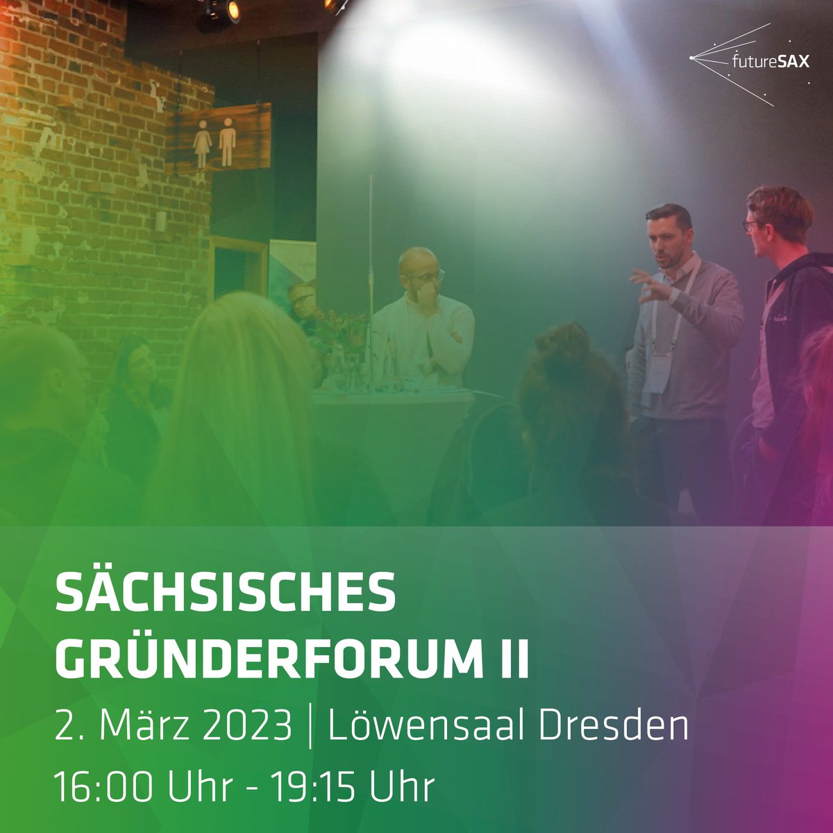 📈💸Wie finanziere ich Unternehmenswachstum?

Das nächste Sächsische #Gründerforum steht vor der Tür: Am 2.3. geht es in Dresden rund um die Entwicklung von investorenfähigen Finanzierungskonzepten.
Jetzt anmelden: lnkd.in/eWbQuS7K

#InnovationmadeinSaxony