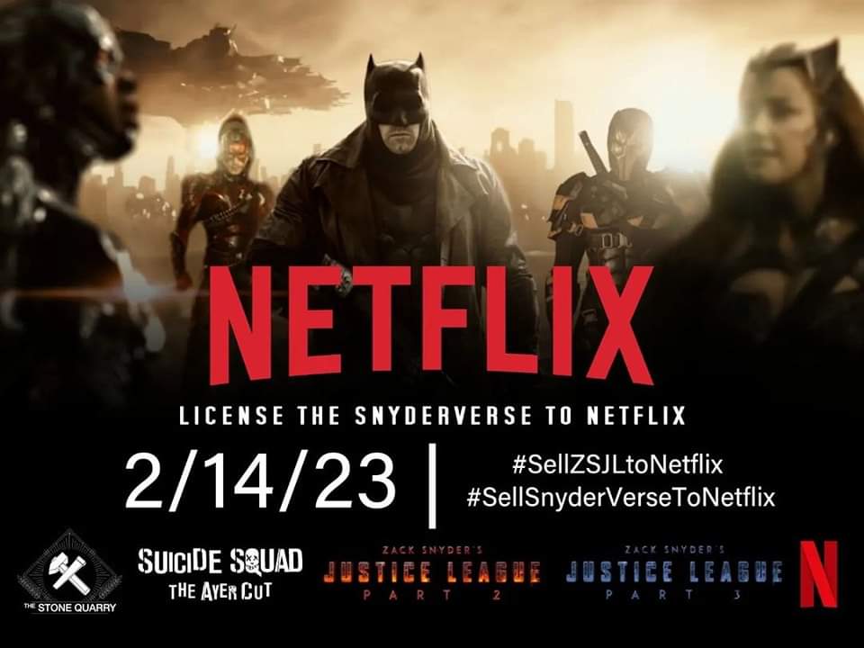 Its on..Let's do this 
how many replies can I get #SellZSJLtoNetflix #SellSnyderVerseToNetflix 
~The Savage Bat~
