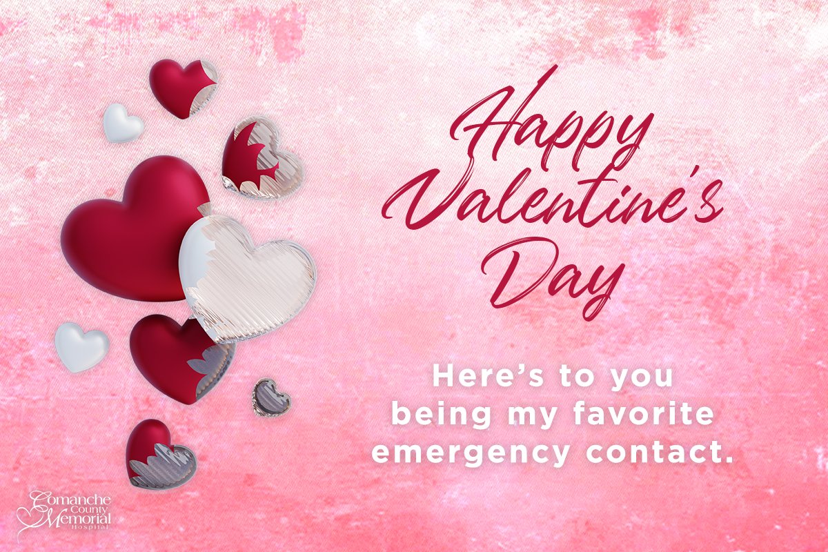 CCSWOK's tweet image. Happy Valentine’s Day! 
Wishing you a beautiful day filled with all the love and happiness you deserve. Share this with your emergency contacts 💕

#CancerCenterSWOK #CCSWOK #Oklahoma  #CancerResearch #CancerTreatment #CancerSupport #CancerPatients #ValentinesDay