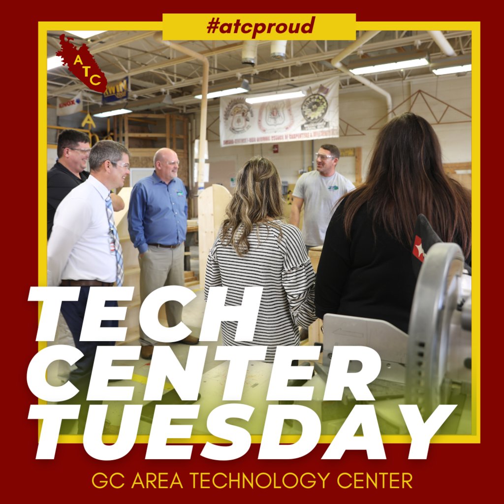 schools_garrard's tweet photo. Tech Center Tuesday is here! Today, we are highlighting our recent Counselor Day visit to the GC Area Technology Center. Counselors visited to learn about opportunities offered to students of our district and of our feeder schools! #techcentertuesday #atcproud https://t.co/6kv9ODxmsk
