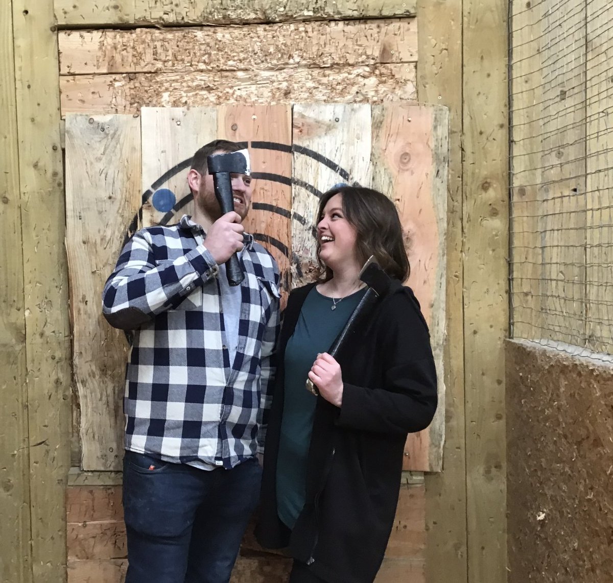 timber_jacks's tweet image. Axe throwing is a fantastic activity to do with your other half😏 #Occasion #ActivityIdea #ValentinesDay #DateNight #Axes