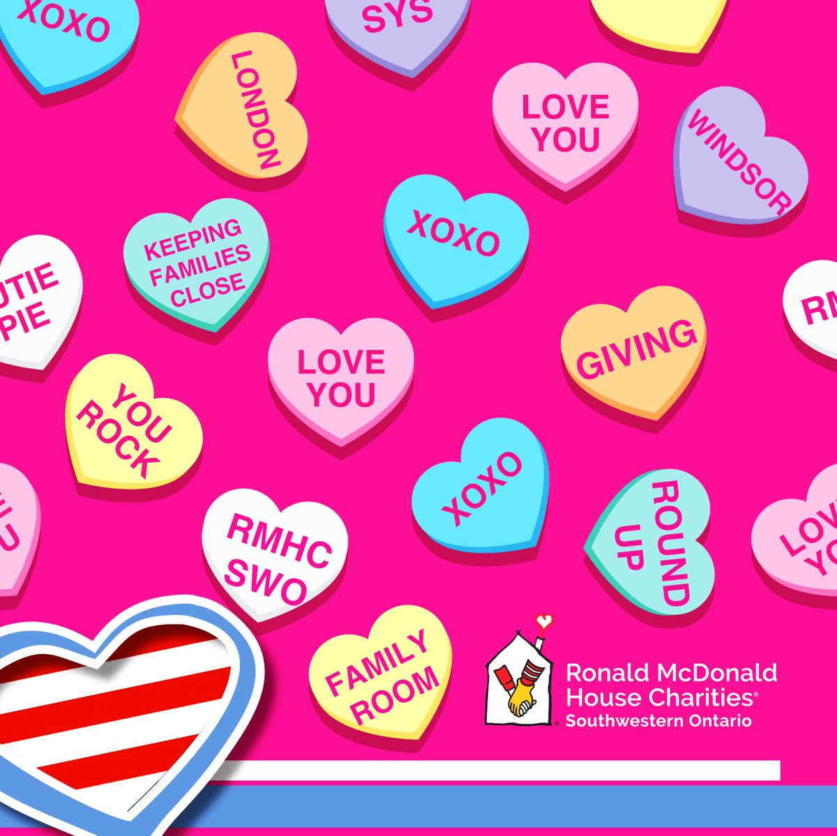 All you need is love (and chocolate). Happy Valentine's Day from your family at @RMHCSWO #KeepingFamiliesClose