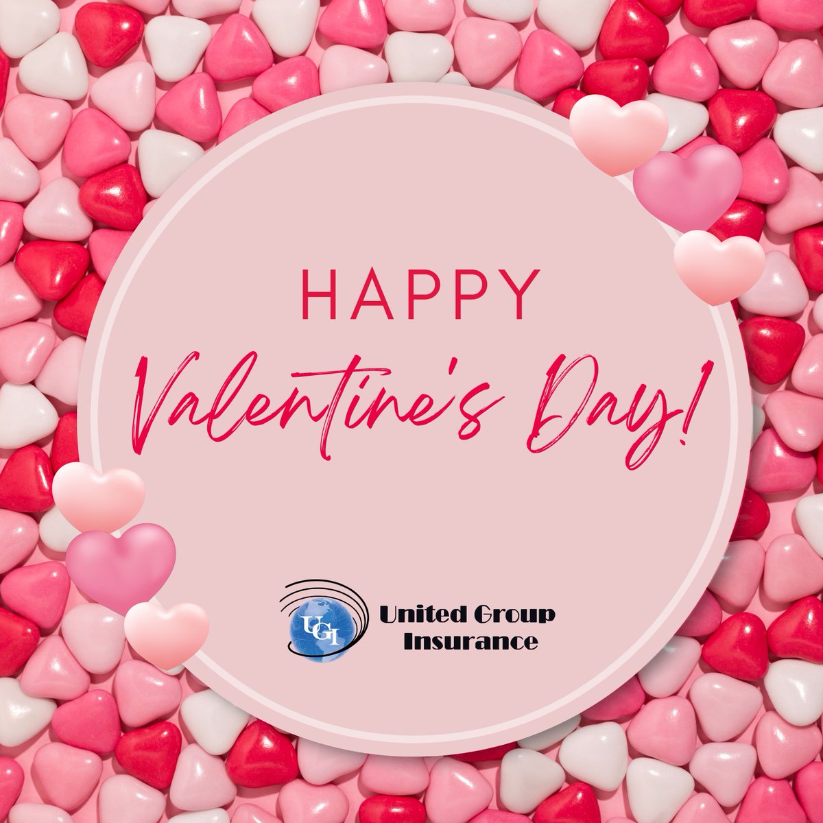 unitedgroupins's tweet photo. Wishing you a happy Valentine's Day from United Group Insurance! 💗 https://t.co/Q6YHYdFWeW
