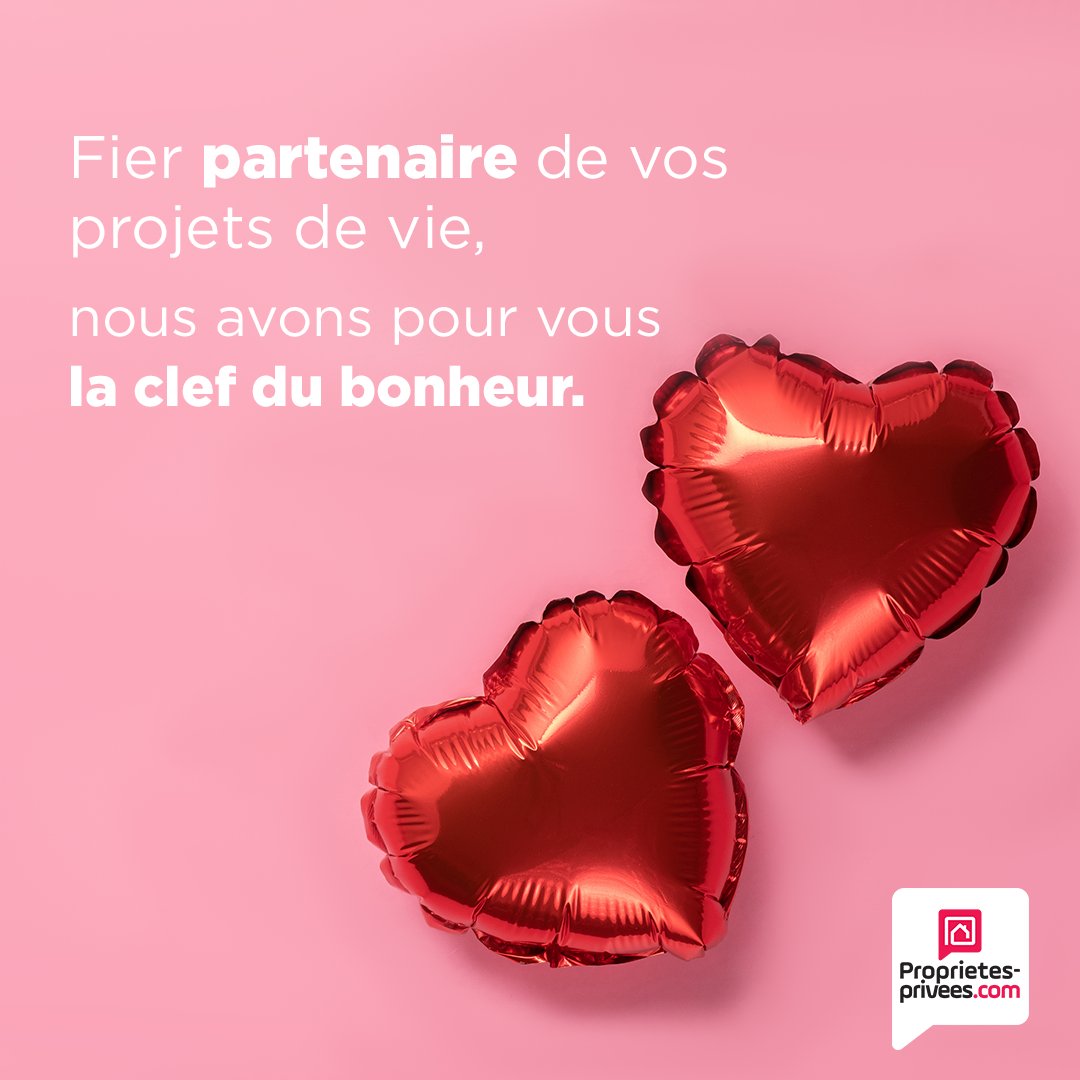 💗 [Saint Valentin]
Générateur de coup de cœur, nous avons le match parfait pour vous ! Contactez-un(e) de nos conseiller(e) près de chez vous :  proprietes-privees.com/negociateur.

Et bonne fête aux Valentine, valentin et à tous les amoureux ! 💗