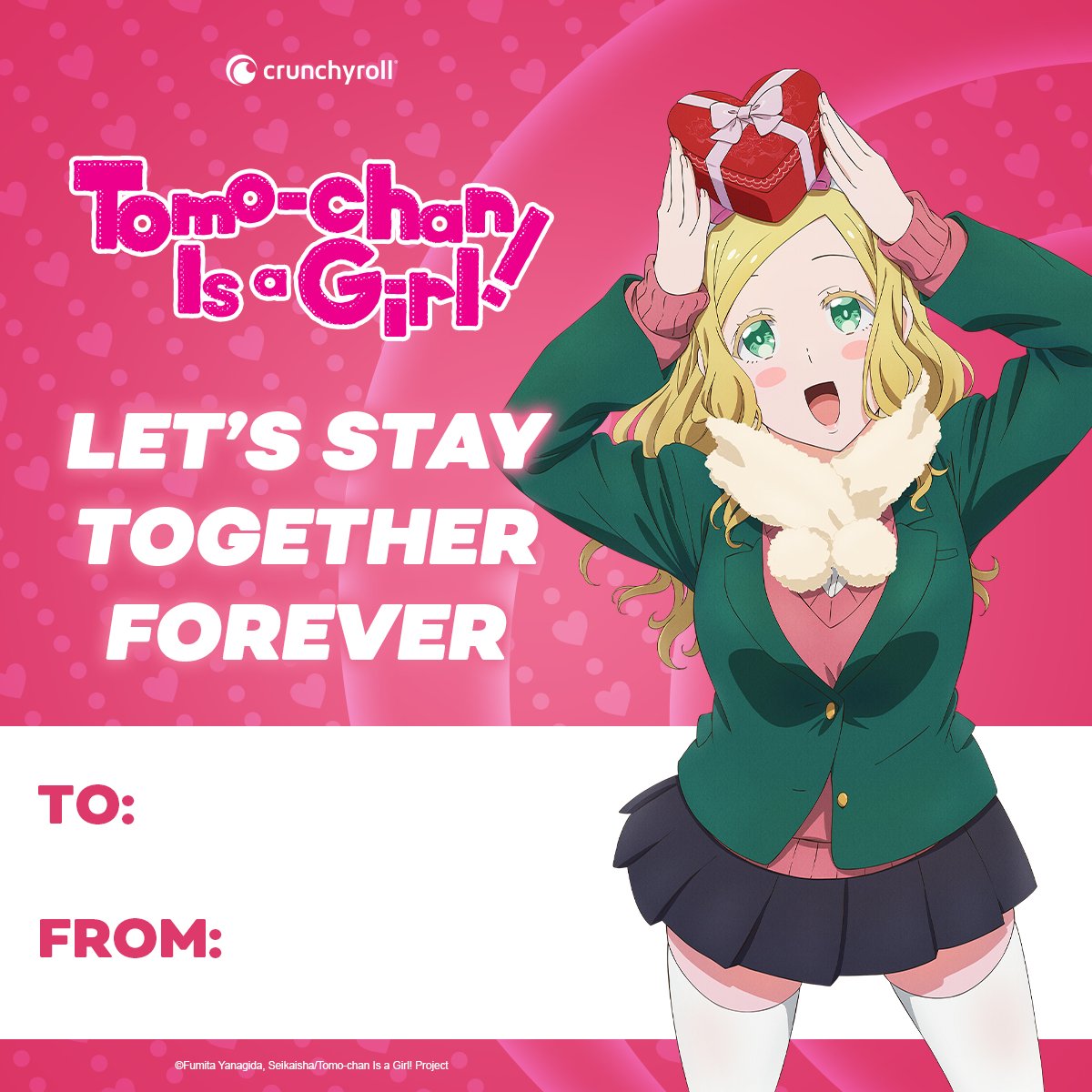 Tomo-chan Is a Girl! O motivo para ela sorrir / Quero ser