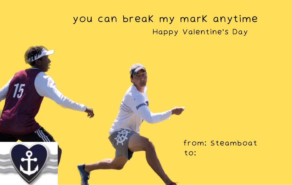 happy valentine’s day 💙 love, steamboat
