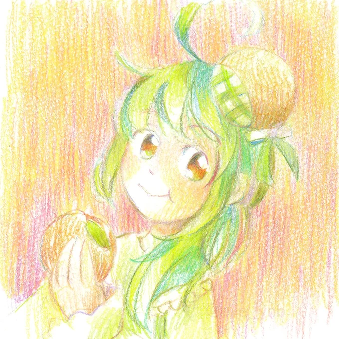 バレンタインうぐいすぱん!#ばたけアート#うぐいすぱんの擬人化ちゃんアート 