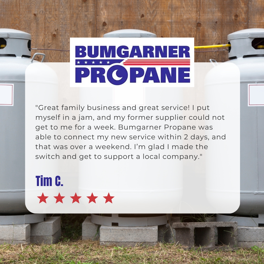 BmgrnrPropane's tweet photo. We’re there for you when you need us! Thank you for the great review, Tim! We’re glad we were able to help you. #customerreviews #5starreview https://t.co/KpkaIGY53G