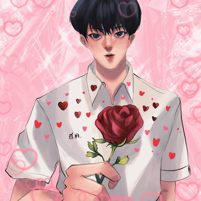 เพื่อนฝากมาให้แล้วแกจะเขินทำไม;-;#Kageyama #haikyuu #ValentinesDay 