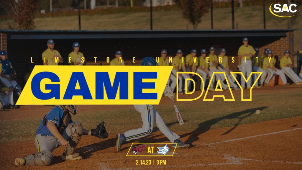 LimestoneSaints's tweet photo. After Mother Nature altered the schedule, @Limestone_BSB will now play host to Erskine in a single game at Founders FCU Stadium on Tuesday afternoon. First pitch is scheduled for 3 p.m.⚜️

📊https://t.co/kcJQGaMNPC
📽️https://t.co/N2EuYu2c6E

#limestONEnation
#DefendTheRock https://t.co/rwh9H0JKAZ