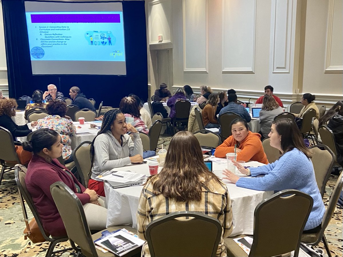 doelouisiana's tweet photo. We love seeing the dedication from Louisiana’s newest educators. Our New Teacher Experience welcomed teachers from across the region  to Baton Rouge for a day of support &amp; professional learning. #LaEd https://t.co/hwHPH0SOq8