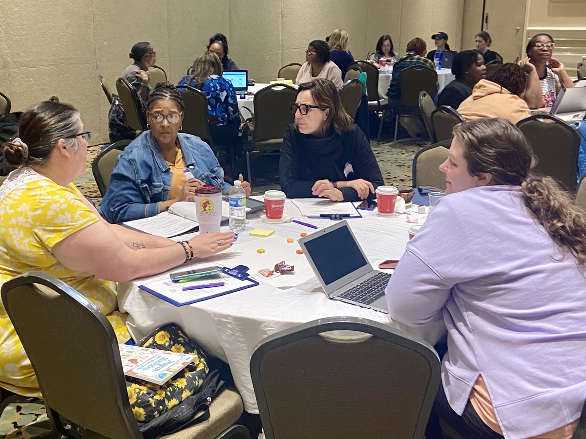 doelouisiana's tweet photo. We love seeing the dedication from Louisiana’s newest educators. Our New Teacher Experience welcomed teachers from across the region  to Baton Rouge for a day of support &amp; professional learning. #LaEd https://t.co/hwHPH0SOq8