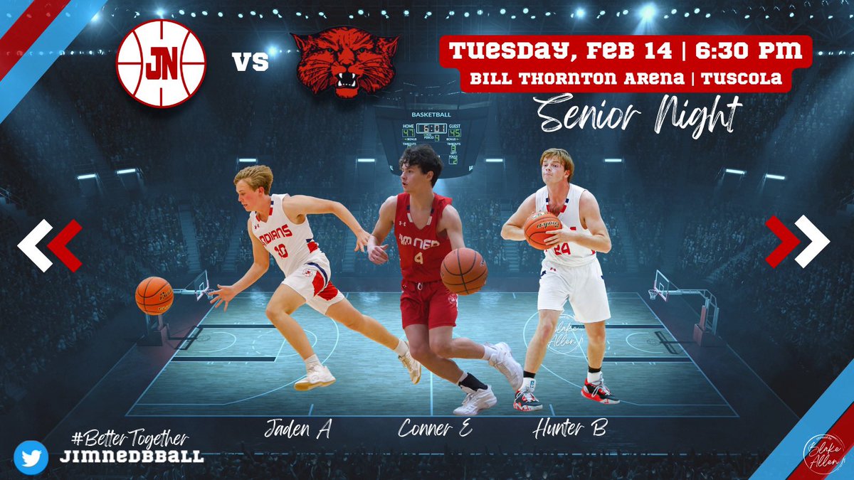 Final home game tonight! Come support your Indians!