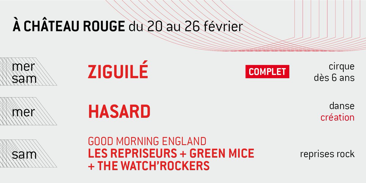 ChateauRouge74's tweet photo. 𝗖𝗲𝘁𝘁𝗲 𝘀𝗲𝗺𝗮𝗶𝗻𝗲 | Des acrobates aux cœurs d'enfants, des danseurs sur le fil du hasard, des fans de rock 80's / 00's.

👋 Compagnie Très d'union, @pierrerigalCDM, Les Repriseurs, The Watch'Rockers, Green Mice. https://t.co/rSQOwbo8mx