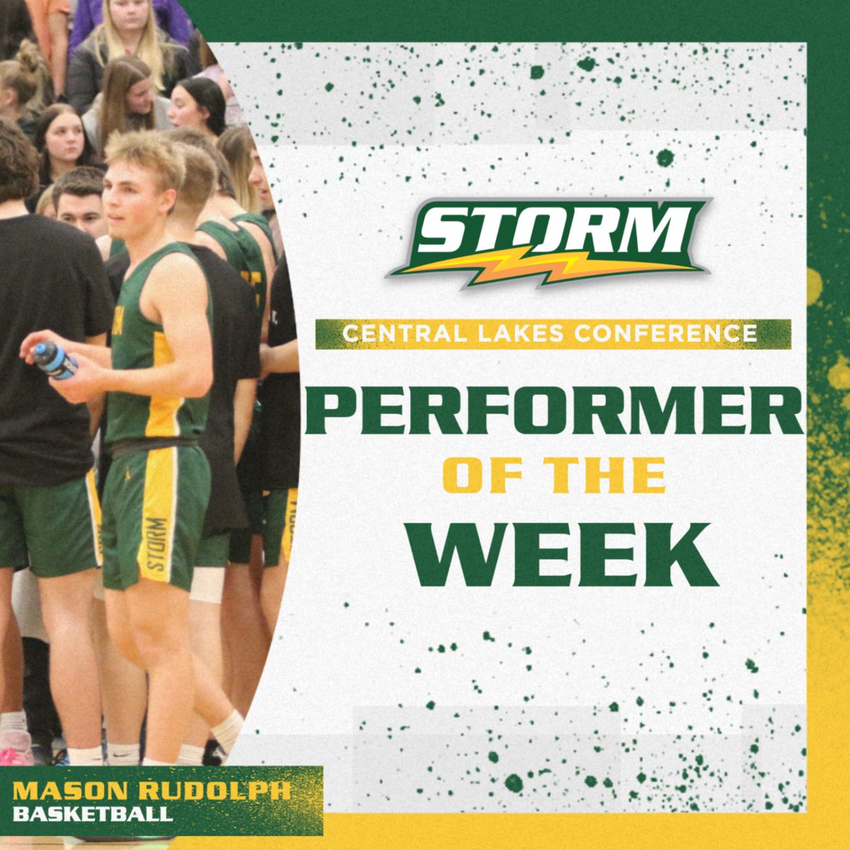 SRRStorm's tweet photo. Congrats to Mason Rudolph on earning the CLC Boys Basketball Performer of Week! #StormForward https://t.co/BCYemC6HES