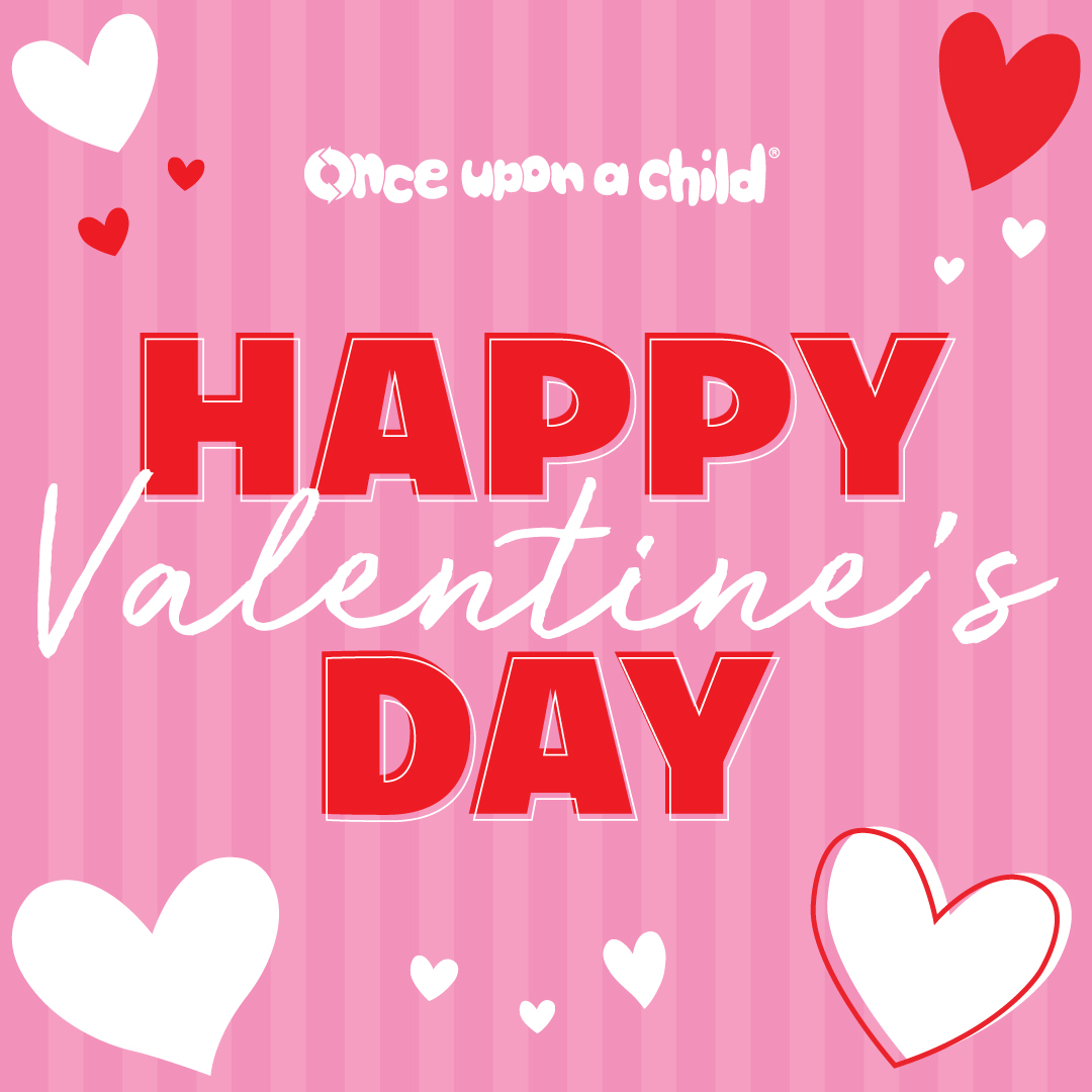 OUACSurreyBC's tweet photo. Wishing you a wonderful and loveable day! Happy Valentine’s Day from your friends at Once Upon a Child Surrey. 
#onceuponachildsurrey #ouacsurrey #childrensresale #resalenotretail #valentinesday #love https://t.co/1mSmYcQsM2