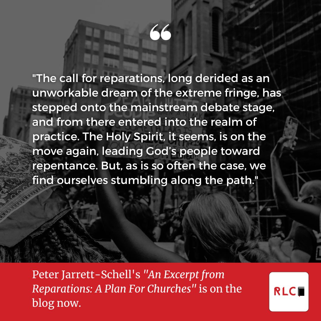 RedLetterXians's tweet photo. Rev. Peter Jarrett-Schell's new book, Reparations: A Plan for Churches (@ChurchPubInc) offers a spiritual approach to understanding and paying reparations and dismantling racism. Today's blog features an excerpt from the book. 

https://t.co/tvsd1MP9Hr https://t.co/6kMxvleqtB