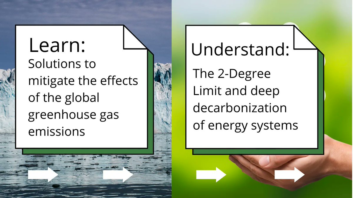 SDG_Academy's tweet photo. #CourseHighlights "Climate Change Science & Negotiations!"๐
Humanity is up against a tight timeline to address #ClimateChange. Learn how we can deeply #decarbonize the global #energy systems, and put the world on a 2ยฐC pathway.
Enroll: https://t.co/6nrDHBP6A1
#emissions #sdgs https://t.co/5JjizYipg7