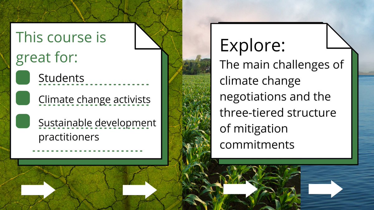 SDG_Academy's tweet photo. #CourseHighlights "Climate Change Science & Negotiations!"๐
Humanity is up against a tight timeline to address #ClimateChange. Learn how we can deeply #decarbonize the global #energy systems, and put the world on a 2ยฐC pathway.
Enroll: https://t.co/6nrDHBP6A1
#emissions #sdgs https://t.co/5JjizYipg7