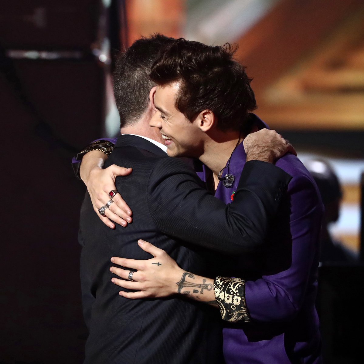 Congratulations <a href="/Harry_Styles/">Harry Styles.</a> ! Very very proud of you! #BRITs #GRAMMYs

 📸 <a href="/TomDymond/">Tom Dymond</a>