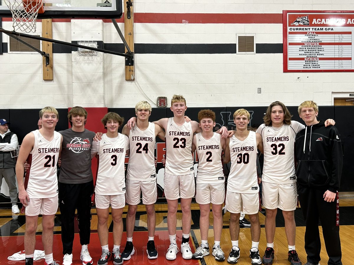 Happy Senior Night for these young men! Can’t wait to celebrate you tonight!  Thanks for accepting us into Steamer Nation and treating us like Family. FS at 6pm and Varsity at 7:15. Senior Night recognition is between games.