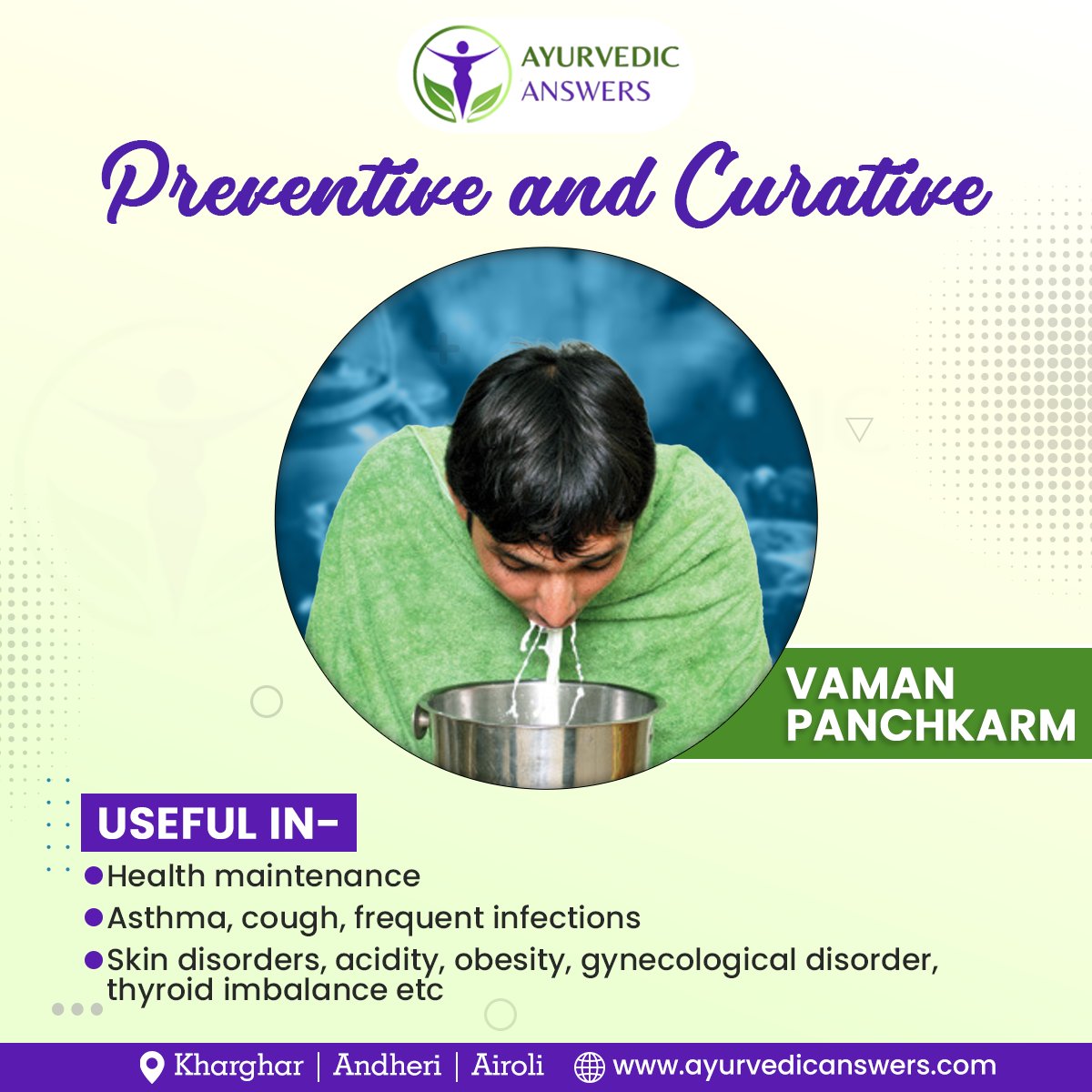 AyurAnswers's tweet photo. Know about Vaman 
https://t.co/y6tXZAd05t

 📞: +91 8369146662
📌: #Kharghar | #Andheri | #Airoli
🌐: https://t.co/JAdbuI3OPy

#AyurvedicAnswers #DrHiralBhatt #Vaman #Panchkarm #panchkarma #vamanpanchkarma #ayurvedicmedicine #treatment #ayurvedic #ayurved #NaviMumbai https://t.co/6FDEj4P0Uu
