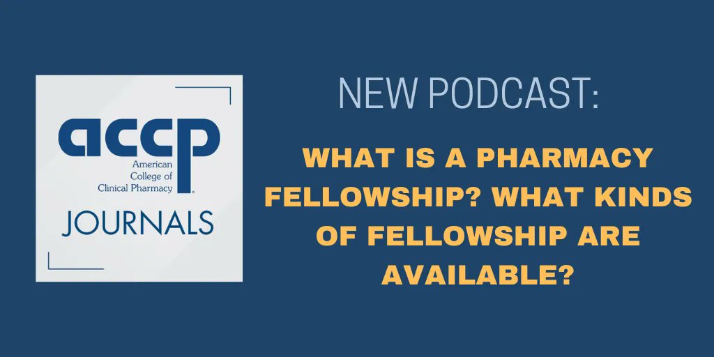 JACCPJournal's tweet photo. @ElmesPharmD and Dr. Jennie Jarrett break down the current state of pharmacy fellowships. https://t.co/TuThwOy0Ro @UICPharm @purduepharmacy @PurduePHPR https://t.co/TJsRxnMdrZ