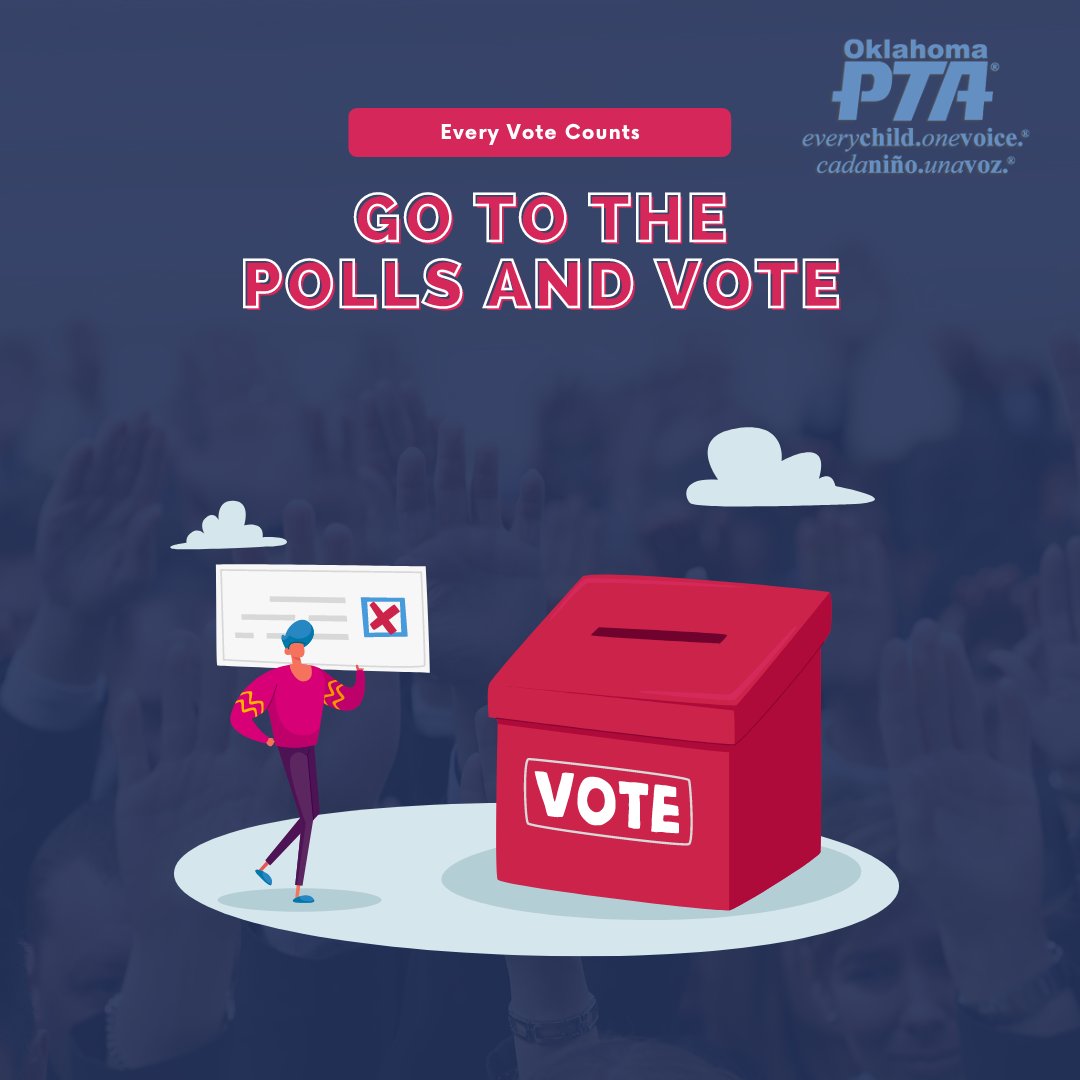 Remember to get your vote on today!  Polls are open from 7:00 a.m. to 7:00 p.m today. To find your polling place click here: oklahoma.gov/elections/ovp.…