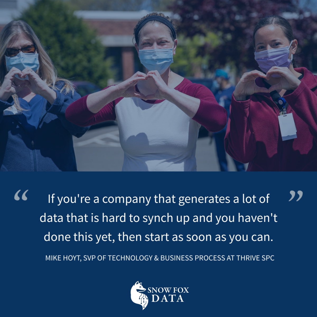 SnowFoxData's tweet photo. Find out how @dataiku @SnowflakeDB and #SnowFoxData support the incredible mission at @ThriveSPCTweets: https://t.co/yyTpWdUBtK
A #SuccessStory that truly represents why we #love what we do.
#DataWithHeart #Dataiku #datascience #dataanalytics #data #LoveDataWeek #ValentinesDay https://t.co/un7cpWVwD7