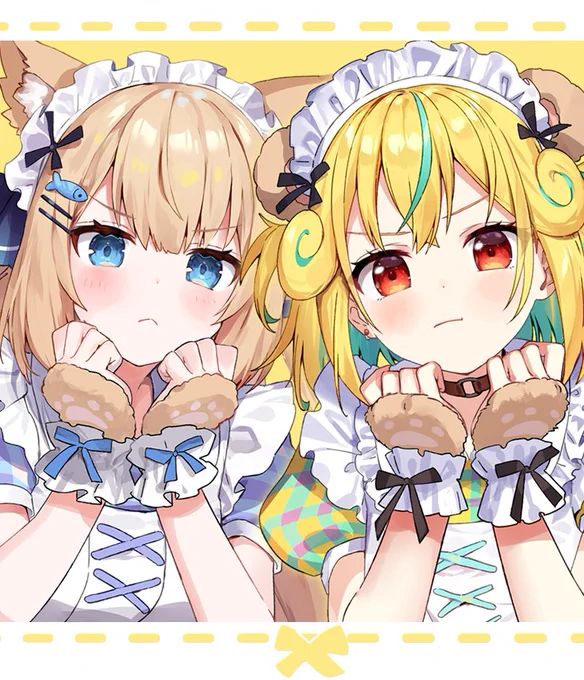 花園セレナさんと星羅ミントさんの歌ってみた動画、「だいしきゅーだいすき」でイラスト担当させていただきました!よろしくお願いします～ 