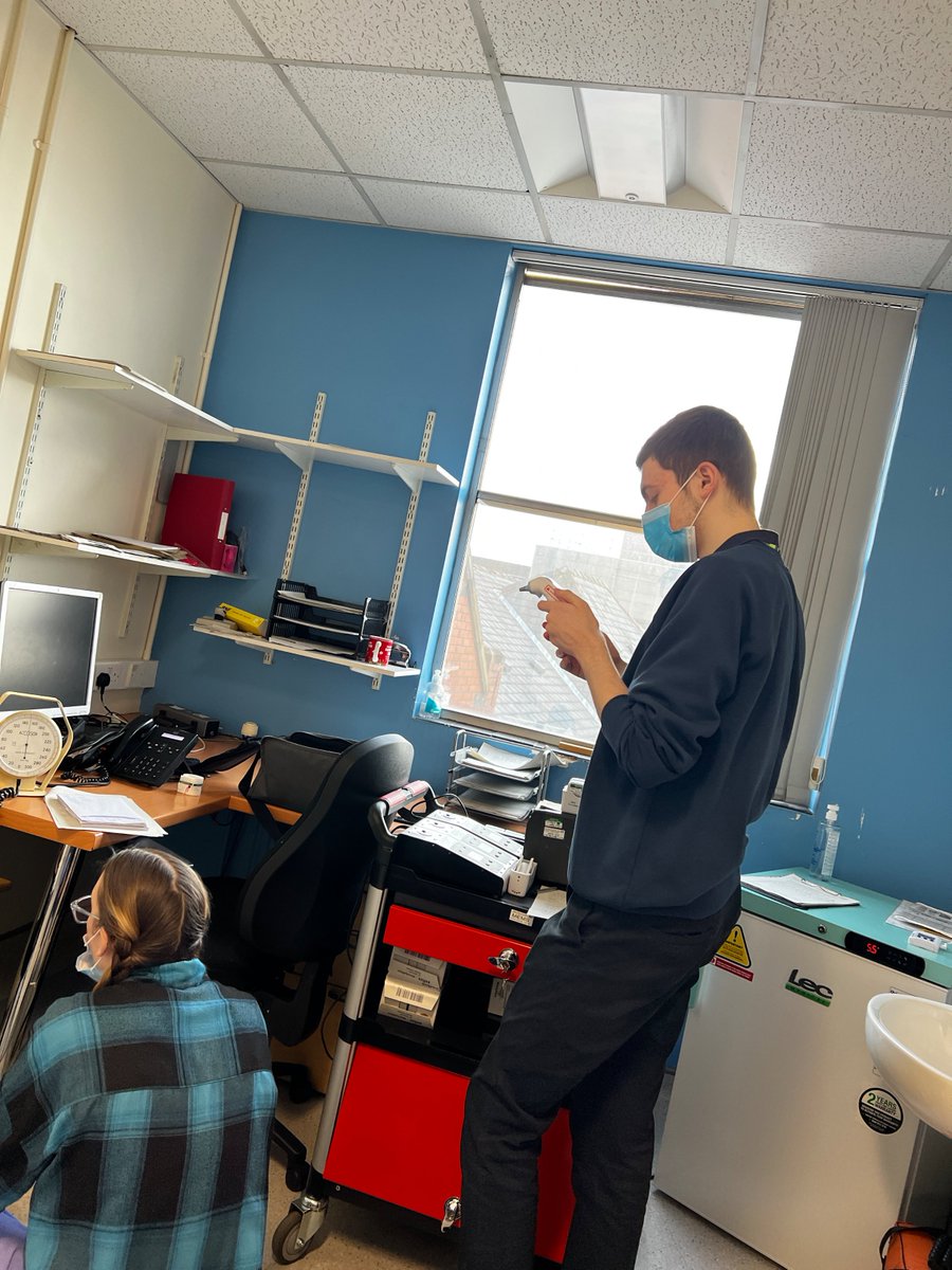 Matthew out ensuring all is well servicing the medical devices on the wards today at <a href="/SalfordCO_NHS/">Salford Care Organisation</a> thank you to the Medical Device department supporting Matthew who has settled in really well and is enjoying his placement, developing his skills and confidence :)