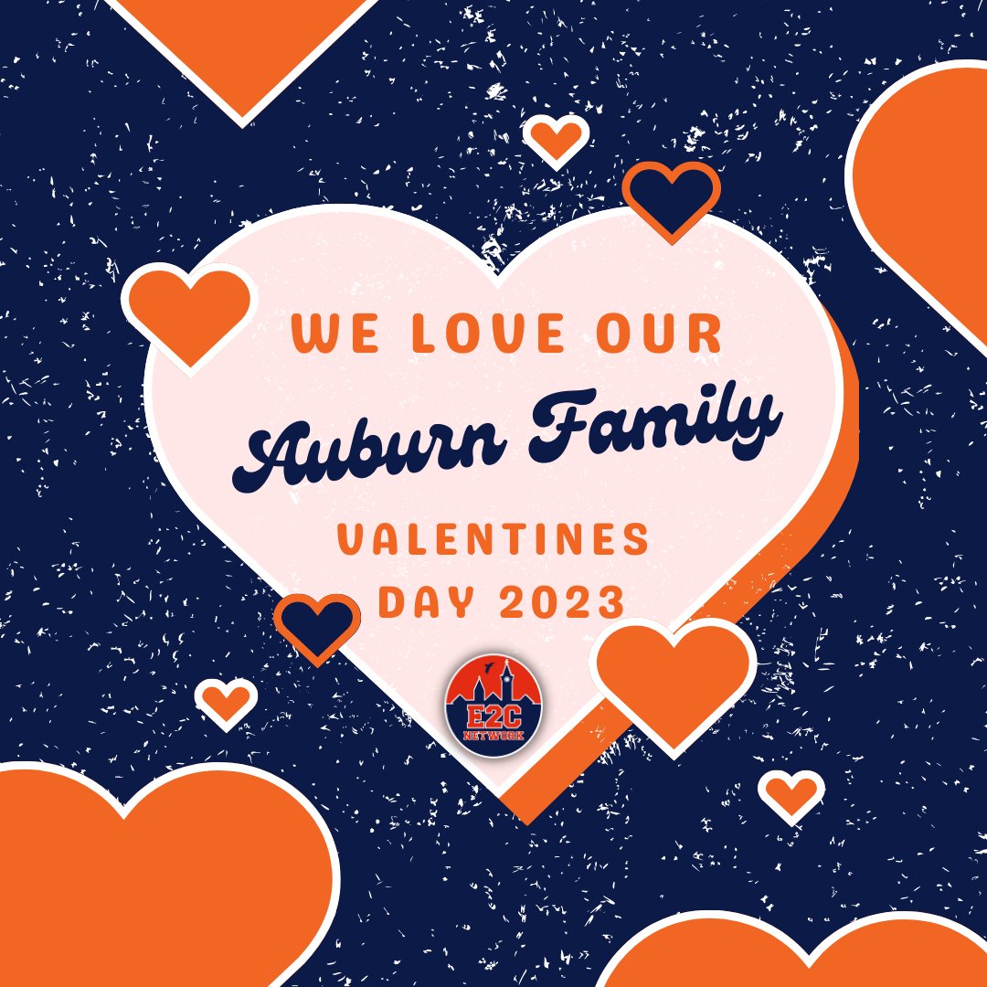 🫶 IT'S ALL LOVE | #HappyValentineDay to our Auburn Family! #WarEagle