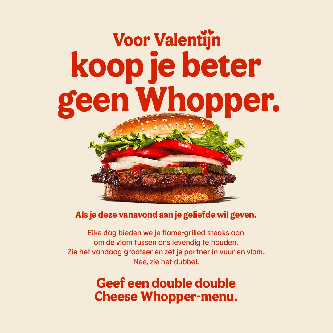 Pak koninklijk uit voor Valentijn.
#ValentinesDay