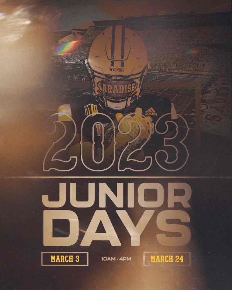 CadenCetak's tweet photo. Thank you @CoachABohl for the invite! Cant wait to make it to Laramie! https://t.co/udhyo8zyXO
