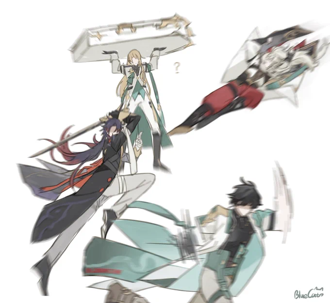 摸下鐵道#HonkaiStarRail #luocha #Jingyuan #Blade #Danheng 