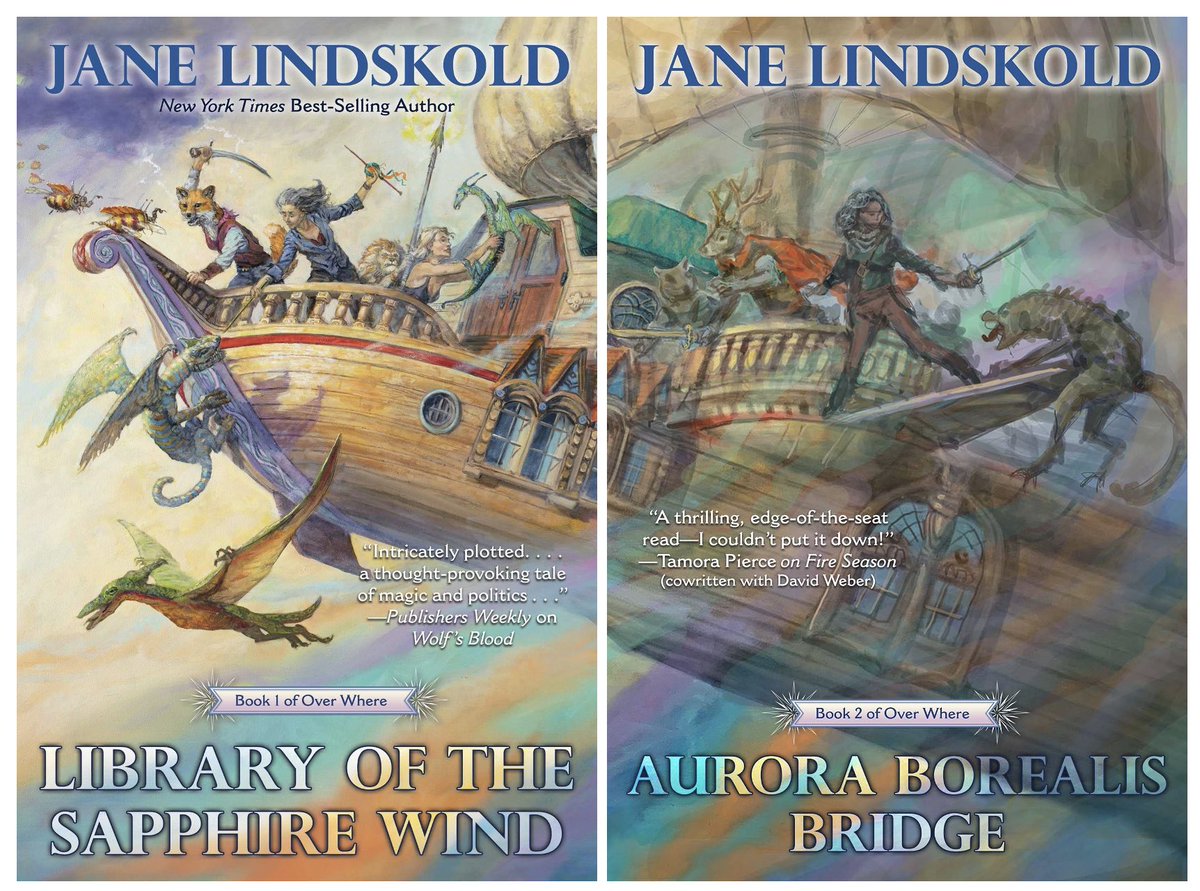 JoellePresby's tweet photo. The Over Where series is the perfect Valentine’s Day read from the amazing @JaneLindskold. 

The story starts on Feb 14th, and, no, the main characters are not on a date. All the single ladies (and single dudes) will love these books today. (3/3) https://t.co/1P17Q9wYbZ