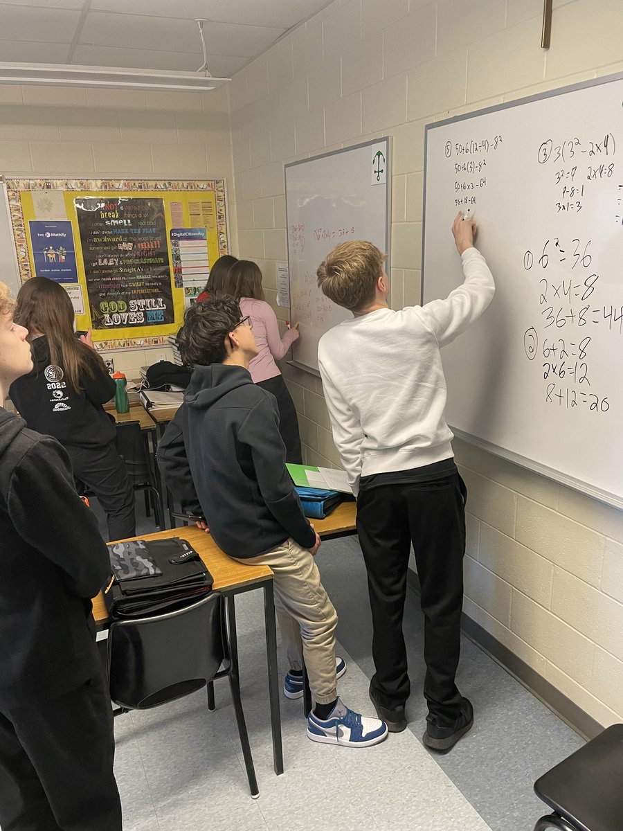 cdeang91's tweet photo. Bringing the thinking classroom over to @HWCDSB ! https://t.co/3co9pGbnCz