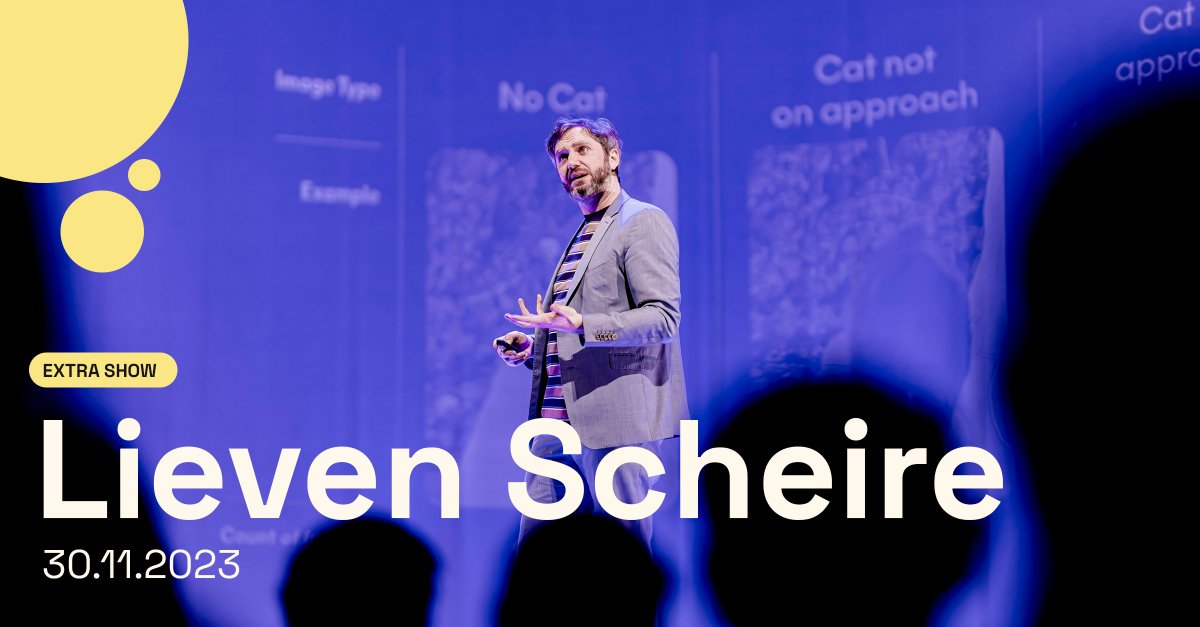 capitolegent's tweet photo. EXTRA SHOW! De uiteenzetting van @lievenscheire over A.I. blijkt toch populairder te zijn dan verwacht! ๐ฅณ Daarom doet hij er nog eentje bij op 30 november in Capitole Gent! Tickets meteen beschikbaar!
๐ https://t.co/HMw58beG3b
#capitolegent #lievenscheire #ai #captaincomedy https://t.co/ct6ADJ1KZN