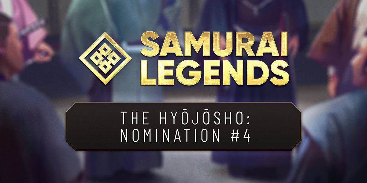 samuraiverse's tweet photo. ⛩ NOMINATION #4 ⛩

📣 Nomination for the Hyōjōsho council’s next term starts now and ends next Tuesday at 23:59 UTC!

🗳 An election will begin on February 22th.

✍️ Nominate yourself here: https://t.co/Cgxn1VEVCF https://t.co/WevBumJBuk