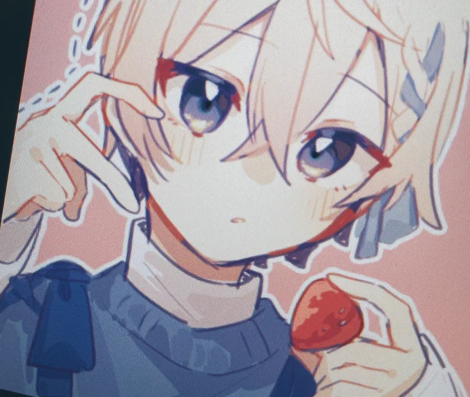 かわいい創作描いてた。へへ。かわいい。かわいいからこっちにも載せちゃお。 