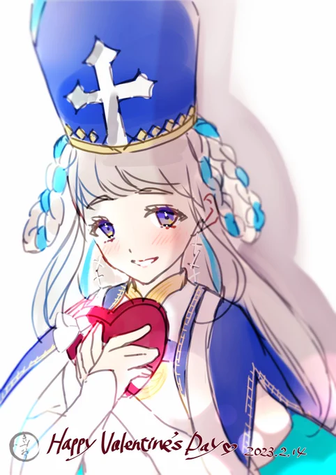 #HappyValentinesDay #FGO #バレンタインデー   ギリギリ間に合いました
