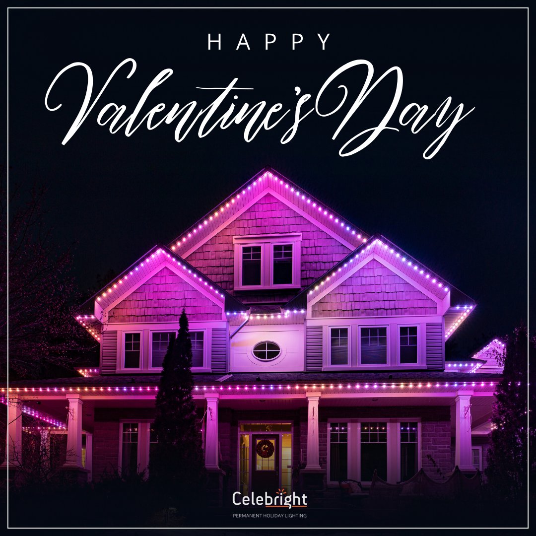 Happy Valentine's Day from all of us at Celebright!

#celebright #celebrightlighting #permanentlighting #permanentlights #valentinesday #valentines #sharethelove