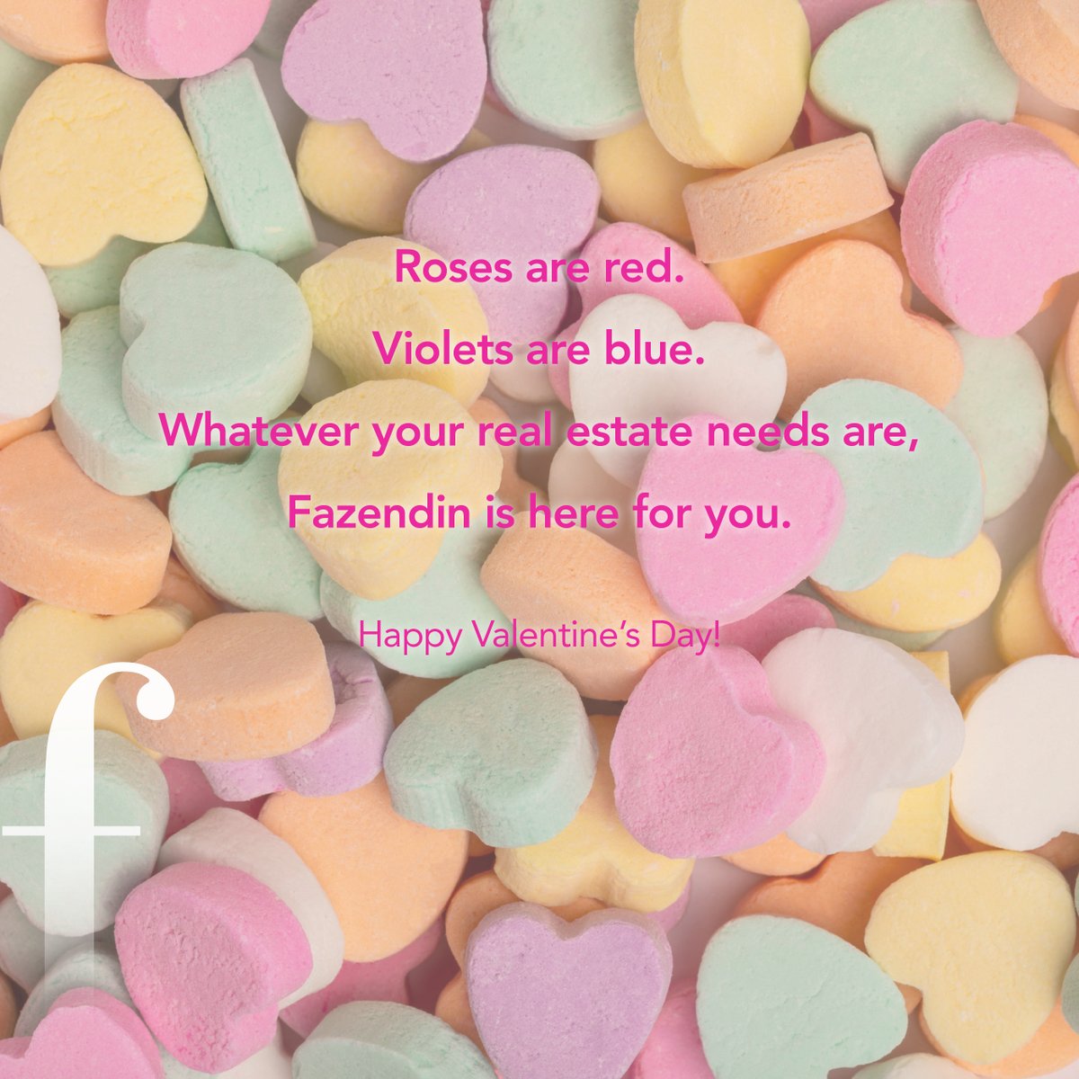 FazHomes's tweet photo. Happy Valentine's Day! We 💛 our clients
#valentinesday https://t.co/vRBYDTpUIA