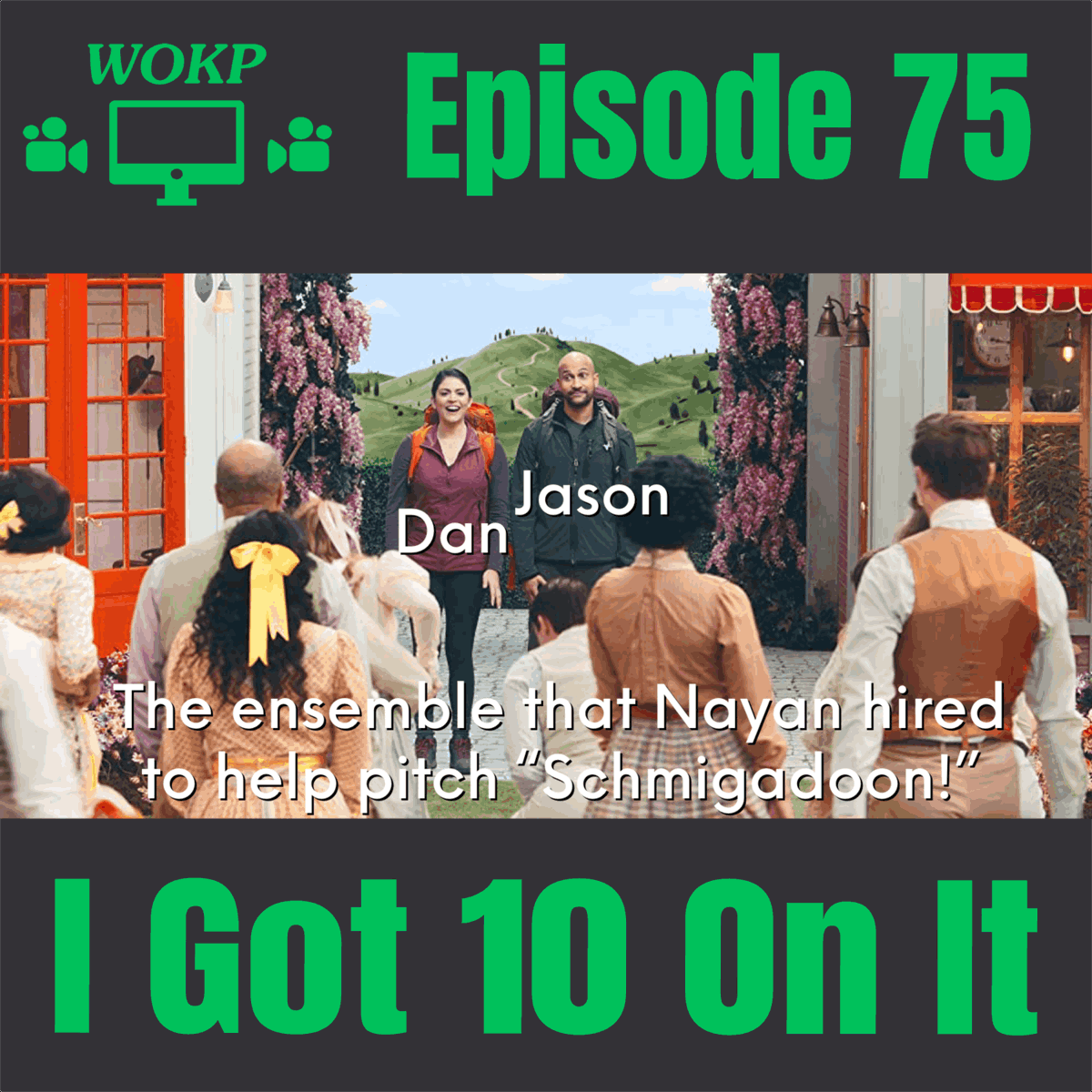 WatchOKPlease's tweet photo. This week, Nayan pitches the show "Schmigadoon!" which is available on @AppleTVPlus 
Nayan's watch order is eps 1-3.  WOKP Ep 75 is now available wherever you get your podcasts and at https://t.co/dGQhmBPqI2 
Watch, listen, rate, &amp; subscribe please!  #Schmigadoon #KegelMichaelKey https://t.co/ixwCPJEoGu